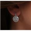 Image 1 : 14KT White Gold 1.86ctw Diamond Earrings