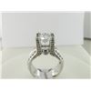 Image 2 : 133-17262:14k white gold diamond engagement ring