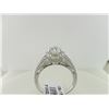 Image 2 : 135-13970:14K white gold diamond engagement ring