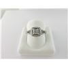 Image 1 : 135-14152:14K white gold diamond ring