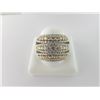 Image 1 : 160-20107:18K white and yellow gold diamond ring