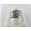 Image 1 : 164-11155:14K white gold diamond ring