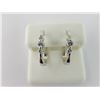 Image 1 : 176-17925:14K white gold diamond earrings