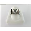 Image 1 : 193-16109:18K white gold diamond ring