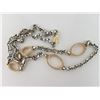Image 1 : 187-10651:18k sterling silver & gold diamond chain