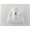 Image 1 : 102-11608:10K white gold diamond solitaire ring