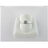 Image 1 : 103-11214:10K white gold diamond solitaire ring
