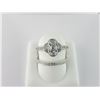 Image 1 : 104-12285:14K white gold engagement ring