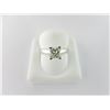 Image 1 : 116-11777:14K white gold diamond solitaire
