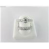 Image 1 : 133-16235:18K white gold diamond engagement ring