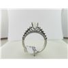 Image 2 : 133-16880:14K white gold diamond engagement ring