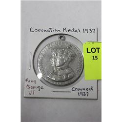 1937 CORONATION MEDAL GEORGE VI
