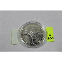 MAPLE LEAF PURE SILVER 1oz COIN