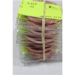 .999 FINE COPPER COINS X12