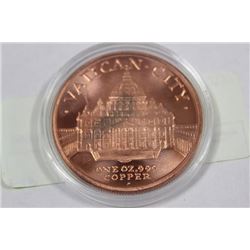 .999 1oz COPPER COIN