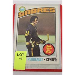 1976 GILBERT PERREAULT HOCKEY CARD