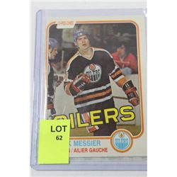 1981 MARK MESSIER 2ND YEAR CARD