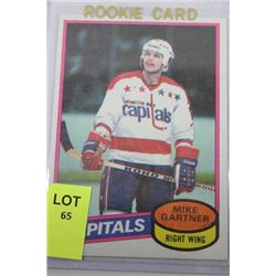 1980 MIKE GARTNER ROOKIE CARD
