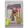 Image 1 : 1976 KEN DRYDEN HOCKEY CARD
