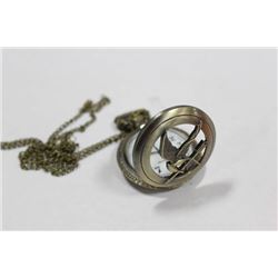 HUNGER GAMES MOCKINGJAY STYLE POCKET WATCH