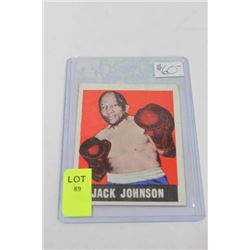 1948 JACK JOHNSON BOXING CARD