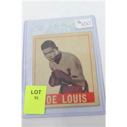 1948 JOE LOUIS BOXING CARD