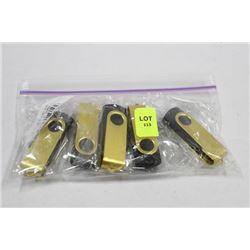 NEW 32GB USB FLASHDRIVE X 5
