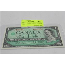 1967 CENTENNIAL $1 NOTE WITH S/N
