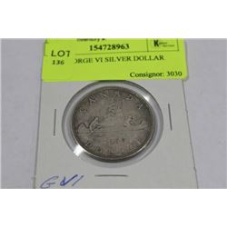 1950 GEORGE VI SILVER DOLLAR