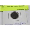 Image 1 : 1890 'H' QUEEN VICTORIA SILVER 5 CENT