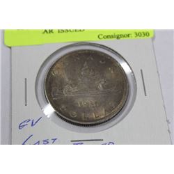 1936 GEORGE V SILVER DOLLAR, LAST YEAR  ISSUED