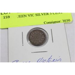 1893  QUEEN VIC SILVER 5 CENT
