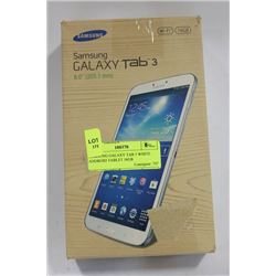 SAMSUNG GALAXY TAB 3 WHITE ANDROID TABLET 16GB