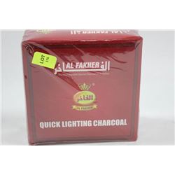 CASE WITH 20 BOXES OF QUICK LIGHTING CHARCOAL