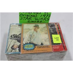 STACK OF 1977 STAR WARS CARDS
