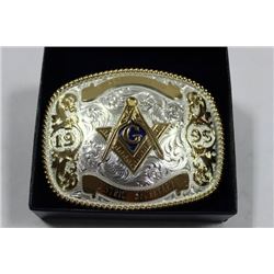 FREE MASON'S MEMBERS BELT BUCKLE