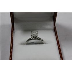 1.25 DIAMOND 14K WHITE GOLD RING