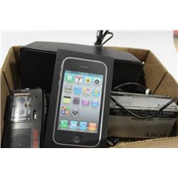 3GS IPHONE W/ PHILIPS DOCKING STATION W/ CASSETTE