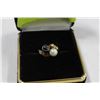 Image 1 : 10K YUN-YAN PEARL & BLACK HEMITITE LADIES RING