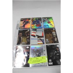 SHEET OF 9 WAYNE GRETZKY COLLECTIBLE HOCKEY