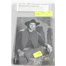 SET OF 8 -1990'S VANCOUVER CANUCKS