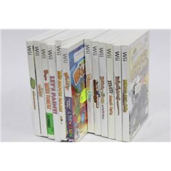 BUNDLE OF SIX WII GAMES X2