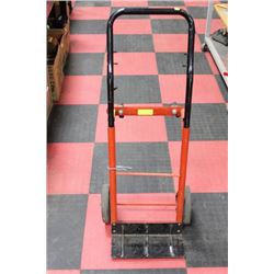 RED AND BLACK 2/4 WHEEL DOLLY, CONVERTIBLE