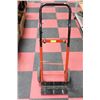 Image 1 : RED AND BLACK 2/4 WHEEL DOLLY, CONVERTIBLE