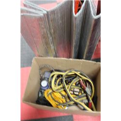 AUTOMOTIVE BOX W/ AIR PUMP, TOW ROPE