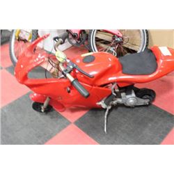 ELECTRIC POCKET BIKE NO KEY *SOLD AS IS*