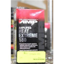 BOTTLE OF 120 GNC AMPLIFIED HEAT EXTREME 180