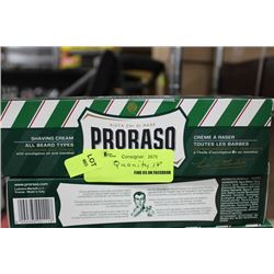 BOTTLE OF PRORASO SHAVING CREAM