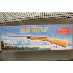 NEW WOOD HANDLED AIR RIFLE PELLET GUN .177