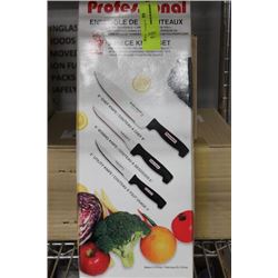3 PC PROFESSIONAL KNIFE SET